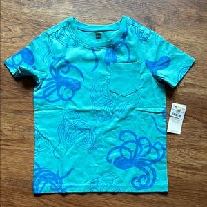 NWT Tea Collection octopus tee, size 6